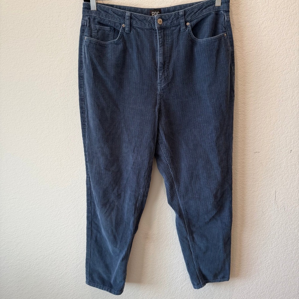 BDG Urban Outfitters Blue Corduroy Mom High-Rise Pants Size 32